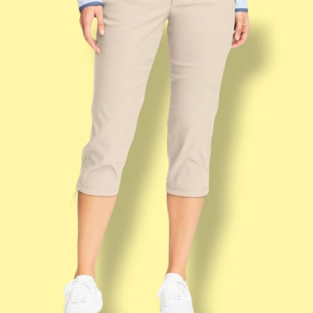 🏃‍♀️Tail Tech Performance Light Tan Cropped Pants